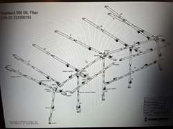 Stel G19-20 300 cm Fiber Ventura stangsæt